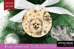 Cute Dogs Ornament PNG - Puppy PNG Sublimation Product Image 1
