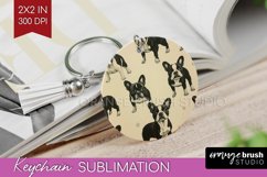 Cute Dogs Keychain PNG - Puppy Keychain Sublimation Product Image 1