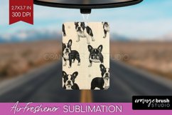 Cute Dogs Air Freshener PNG - Puppy PNG Sublimation Product Image 1