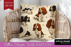 Cute Dogs Pillow Sublimation - Puppy Pillow Cover PNG Product Image 1