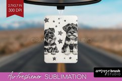 Cute Dogs Air Freshener PNG - Puppy PNG Sublimation Product Image 1