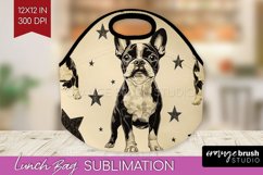 Cute Dogs Lunch Bag - Puppy Lunch Bug PNG Sublimation Product Image 1