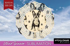 Cute Dogs Wind Spinner Sublimation PNG - Puppy Round Product Image 1
