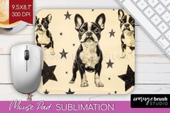 Cute Dogs Mouse Pad Sublimation - Puppy Mousepad PNG Product Image 1