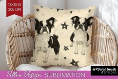 Cute Dogs Pillow Sublimation - Puppy Pillow Cover PNG Product Image 1