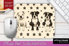 Cute Dogs Mouse Pad Sublimation - Puppy Mousepad PNG Product Image 1
