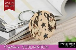 Cute Dogs Keychain PNG - Puppy Keychain Sublimation Product Image 1