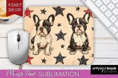 Cute Dogs Mouse Pad Sublimation - Puppy Mousepad PNG Product Image 1
