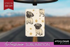 Cute Dogs Air Freshener PNG - Puppy PNG Sublimation Product Image 1