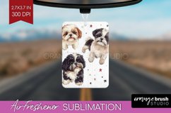 Cute Dogs Air Freshener PNG - Puppy PNG Sublimation Product Image 1