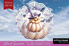 Duckling Halloween Wind Spinner Sublimation PNG Coquette Product Image 1