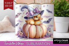 Duckling Halloween Tumbler Wrap Coquette Tumbler PNG Product Image 1