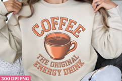 Retro Funny Coffee Quotes Sublimation Bundle PNG Product Image 7