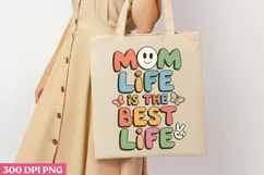 Mom life is the best life PNG, Retro Mama Sublimation PNG Product Image 2