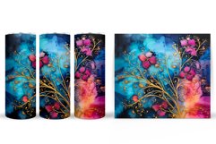 Alcohol Ink Tumbler Design. Abstract Tumbler Sublimation Product Image 2