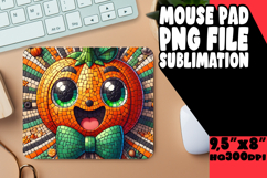 Sweet Mouse Mat Sublimation Magic, Cute Pumpkin Product Image 1