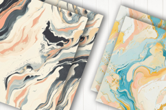 Marble Texture Digital Paper Product Image 2