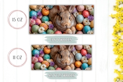 Cartoon Easter Eggs Mug Wrap, Easter Mug Sublimation Product Image 2