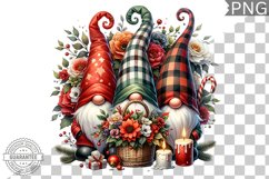 Christmas Gnome Sublimation - Clipart PNG Bundle Product Image 3