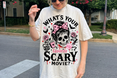Coquette Girly Horror Lover PNG, Pink Spooky Vibes PNG Product Image 2