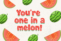 Watermelon Splash - SVG Font Product Image 2