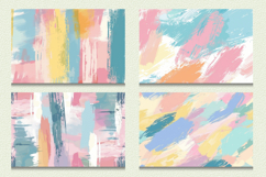 Pastel Paint Strokes Cutting Boards sublimation Designs Product Image 2