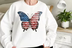 American Flag Watercolor Clipart, Us Flag Clipart Product Image 2