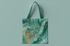 Teal Marble Texture Digital Paper Product Image 2