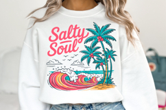 Salty Soul Svg | Svg Files for Cricut | Shirt Svg Product Image 1