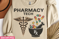 Pharmacy tech PNG, Pharmacy Technician Sublimation PNG Product Image 2