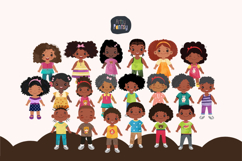 African American Kids Clipart Bundle Product Image 2