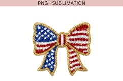 USA bow png design for T-shirts Product Image 2