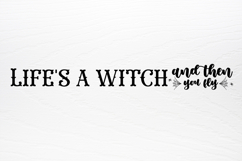 Halloween Horizontal Sign SVG Product Image 2