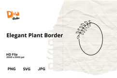 Elegant Plant Border Product Image 1