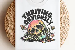 Having a Lovely Meltdown Ghost PNG, Cute Tired Ghost Dark Hu Product Image 2