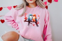 Breeds of Valentine Kissing Birds, Valentine's Day Clipart Product Image 2