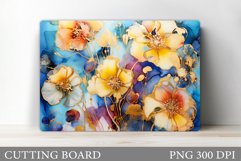 Flowers Cutting Board. Floral Cutting Board Design Product Image 1
