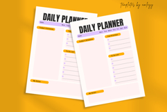 Elegant Daily Planner Template | Editable Canva Daily Agenda Product Image 2