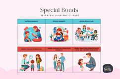 Special Bonds: Parent-Child Moments Clipart Bundle Product Image 2