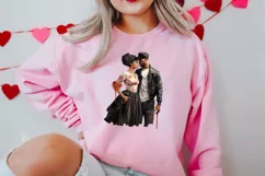 Valentines Day Black Couple Clipart, Black Couple Clipart Product Image 2