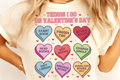 Things I Do On Valentine's Day SVG PNG, Valentine's Day PNG Product Image 1