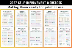 2027 Self-Improvement Workbook Product Image 2
