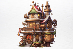 Steampunk Christmas Sublimation PNG Product Image 2