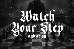Dark Whisper - Fierce Blackletter Font Product Image 2