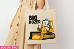 Big Dozer PNG, Cute Animal Sublimation PNG Product Image 1