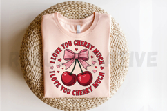 Love You Cherry Much, Happy Valentines Sublimation PNG Product Image 2