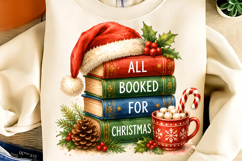 All Booked for Christmas PNG Clipart, Merry Christmas PNG Product Image 2