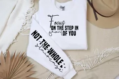 Focus on the step in front of you Sassy SVG PNG Product Image 2
