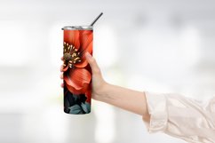 Flower Tumbler Wrap Design Product Image 2