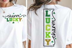 Lucky Charm SVG, St Patrick's Day PNG, Retro Shamrock PNG Product Image 2